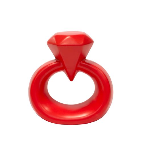 Blogo Design Super Ring Diamante Rosso