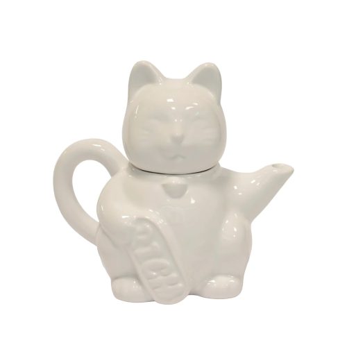 Blogo Design Teiera Maneki Bianco