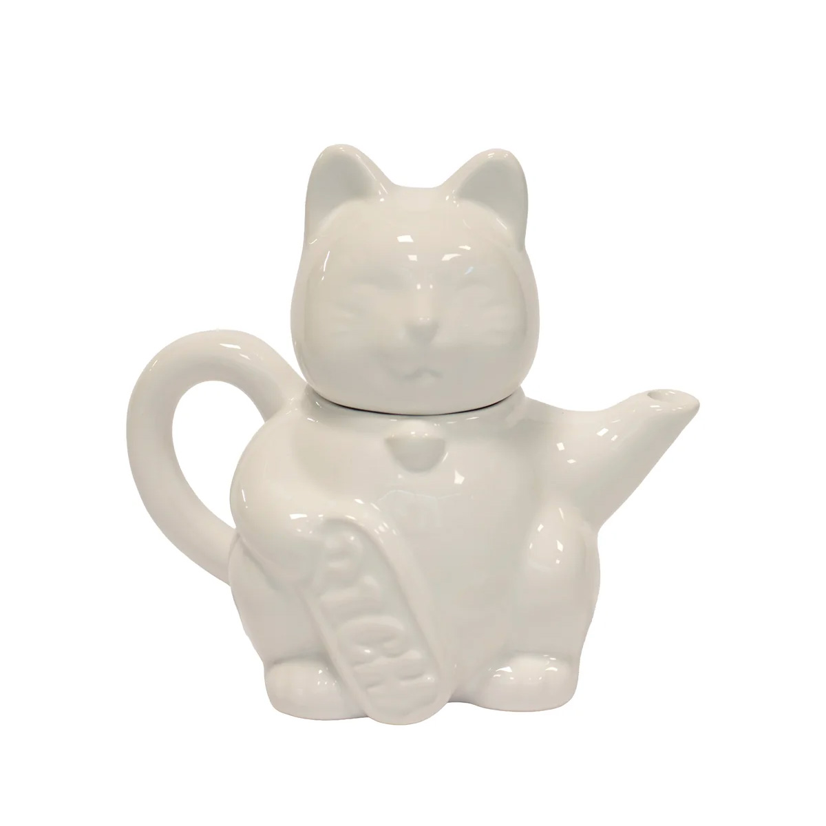 Blogo Design Teiera Maneki Bianco