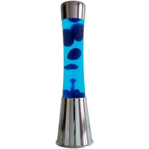Fisura Lampada Lava Lamp Monocromo Blu