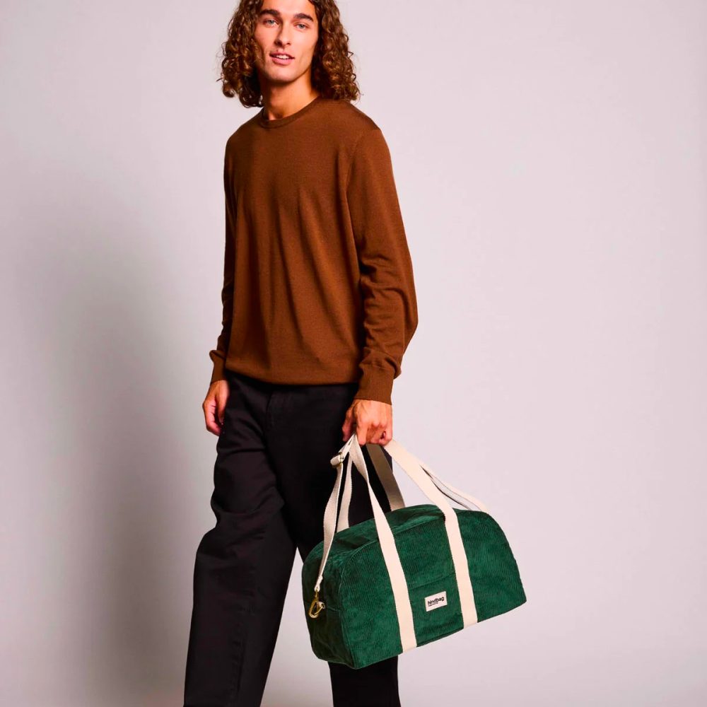Hindbag Sacca Bowling Charlie Velluto Verde - immagine 2