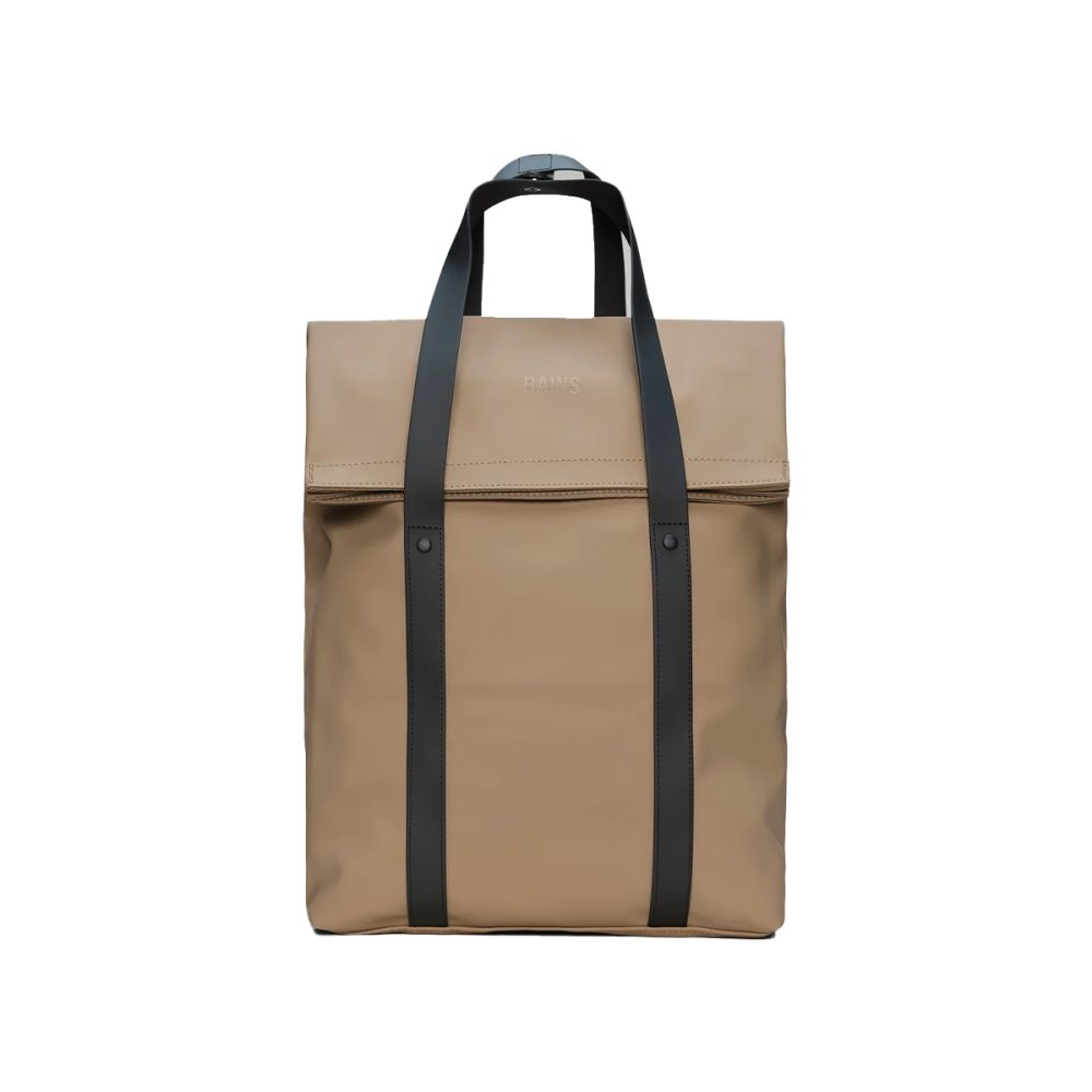 Rains 2 Way Tote Backpack Beige