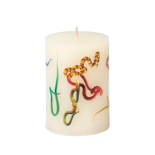 Seletti Toiletpaper Candela grande Snakes White