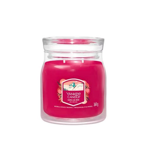 Yankee Candle Signature Santa on Skis Candela Giara Media