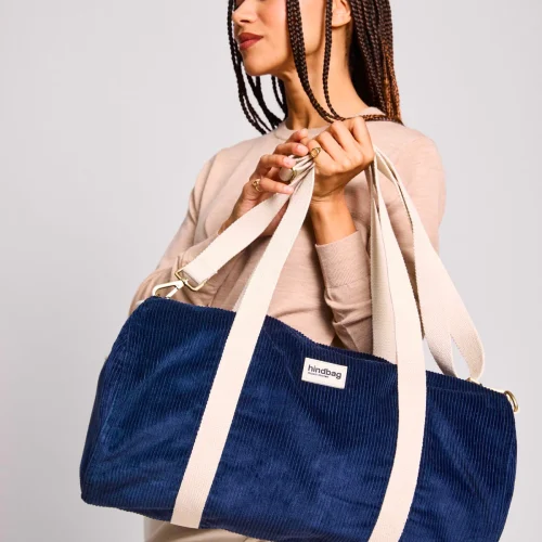 Hindbag Sacca Simon Velluto Blu