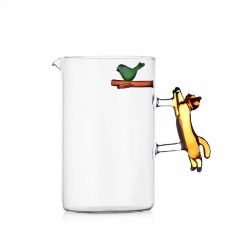 Ichendorf Tabby Cat Caraffa Gatto e Uccellino