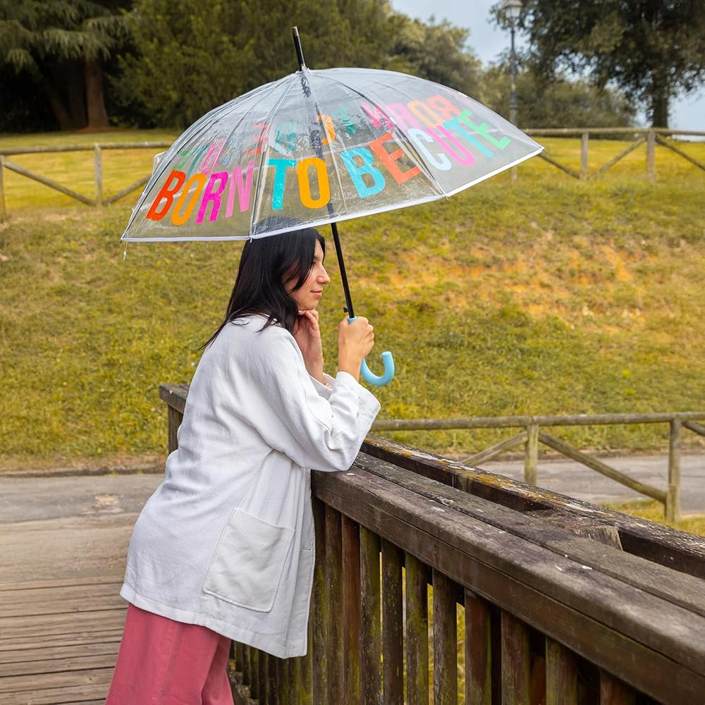 Fisura Ombrello Trasparente Born To Be Cute - immagine 3