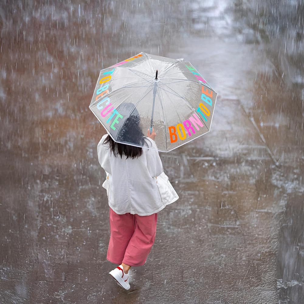 Fisura Ombrello Trasparente Born To Be Cute - immagine 2