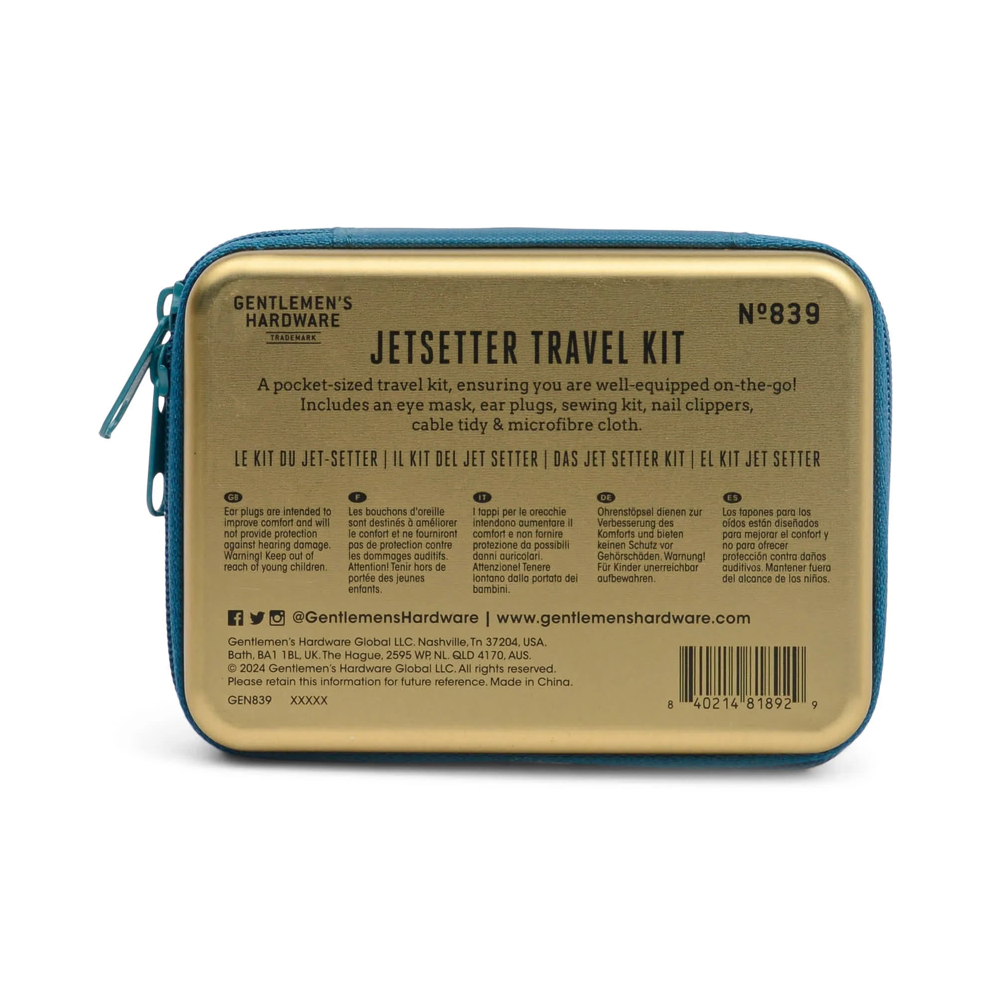 Gentlemen's Hardware The Jet Setter Kit - immagine 2