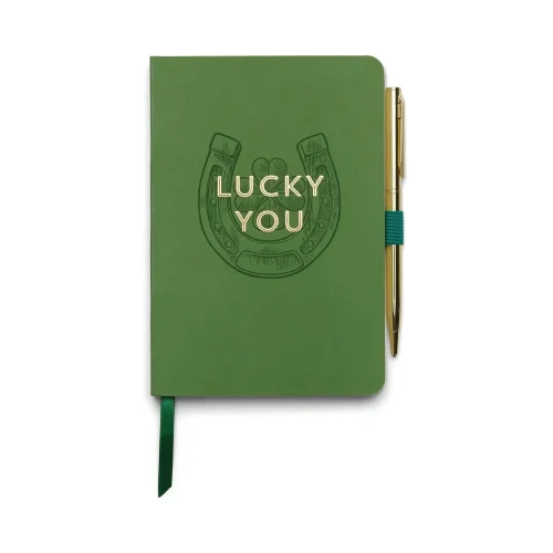 Designworks Vintage Quaderno Lucky You con penna