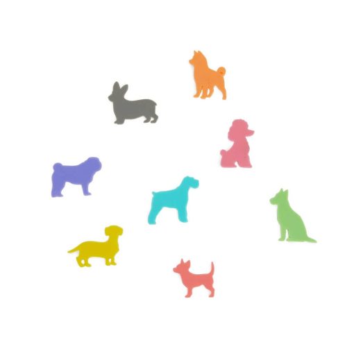 Balvi segna bicchieri Cagnolini Colorati